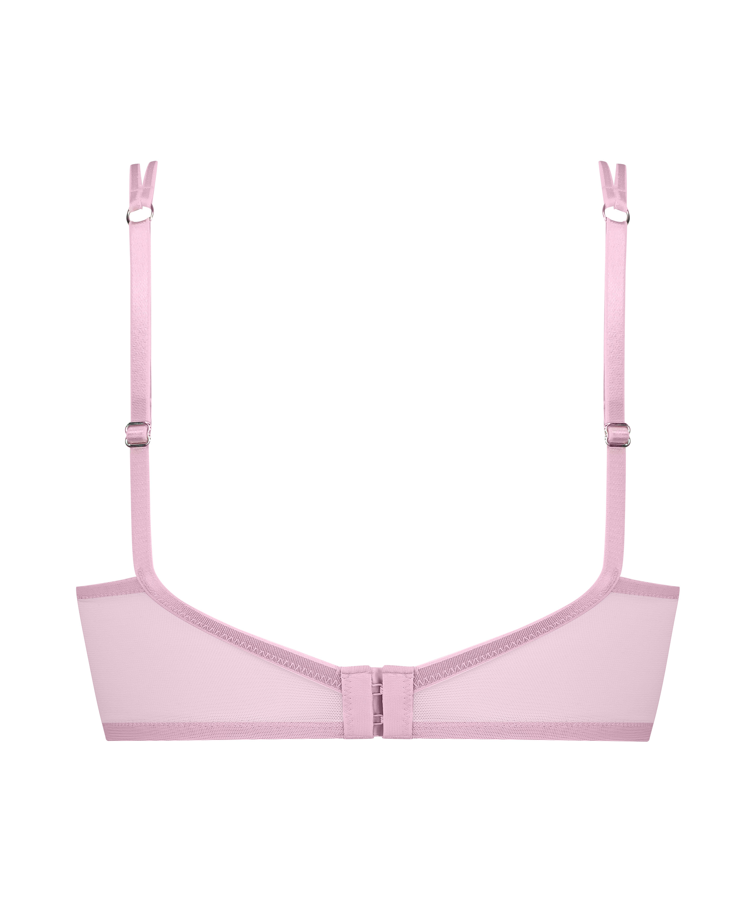Formstøbt longline-pushup-bøjle-bh Lidia, Lyserød, main