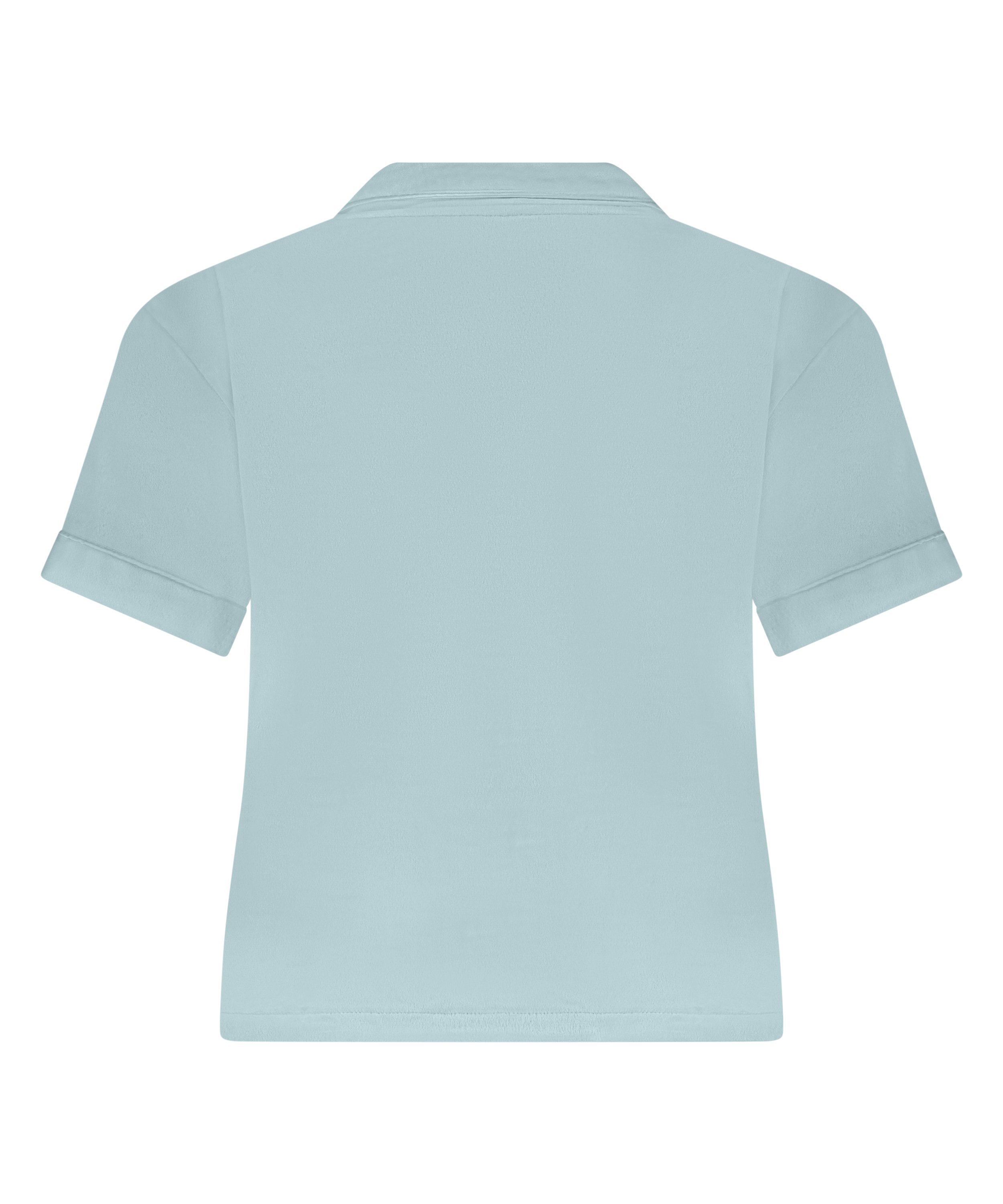 Kortærmet jakke i velour, Grøn, main