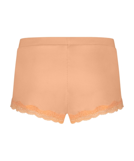 Blondeshorts med rib, pink