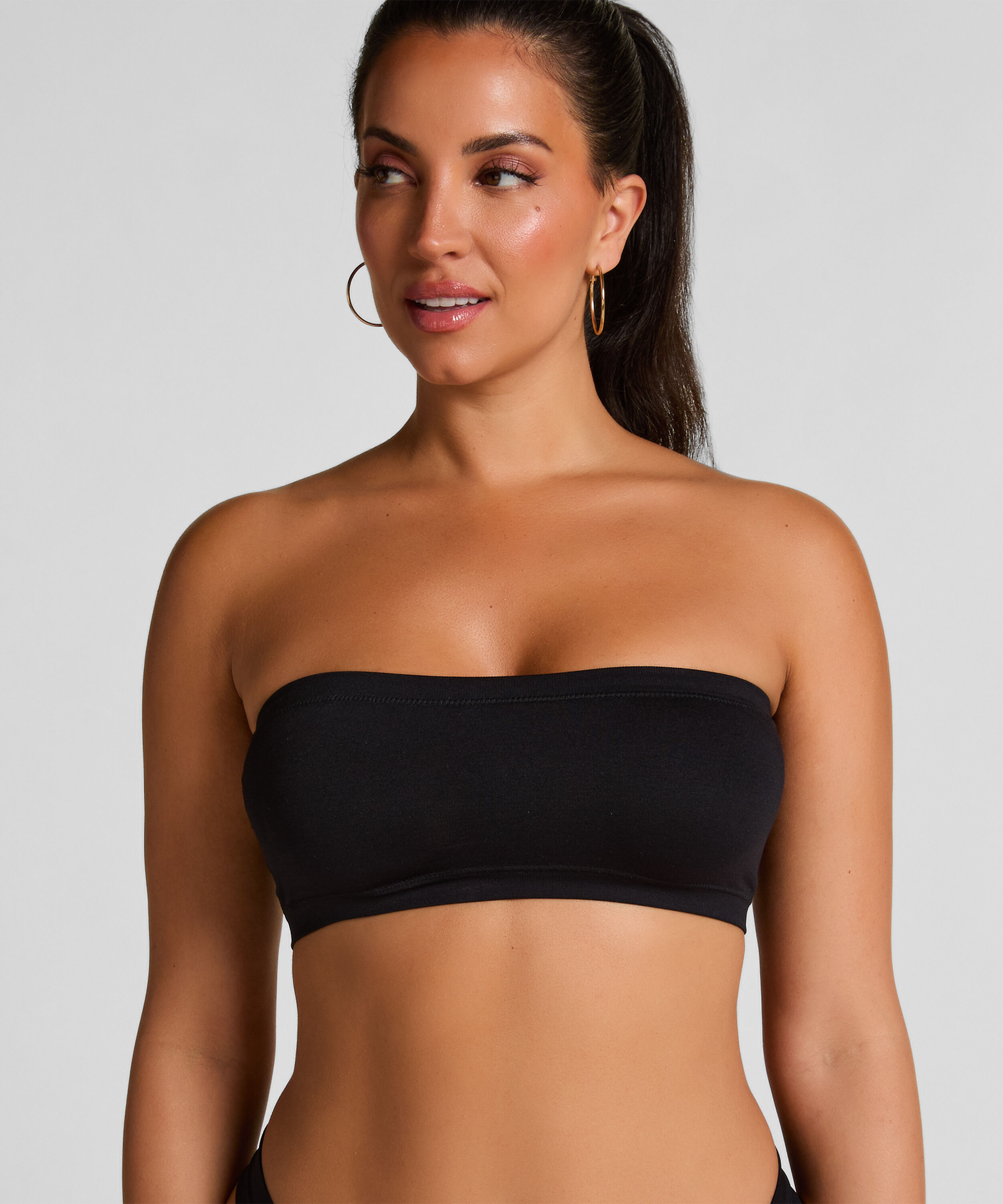 Dide bandeau bralette, Sort