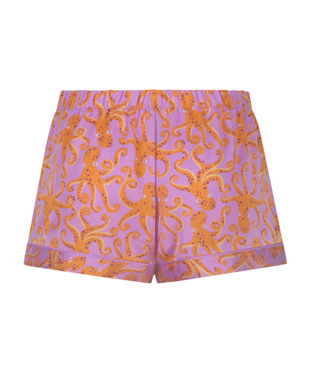 Pyjamasshorts Satin, Lilla
