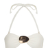 Cabo bandeau-bikinitop, Hvid