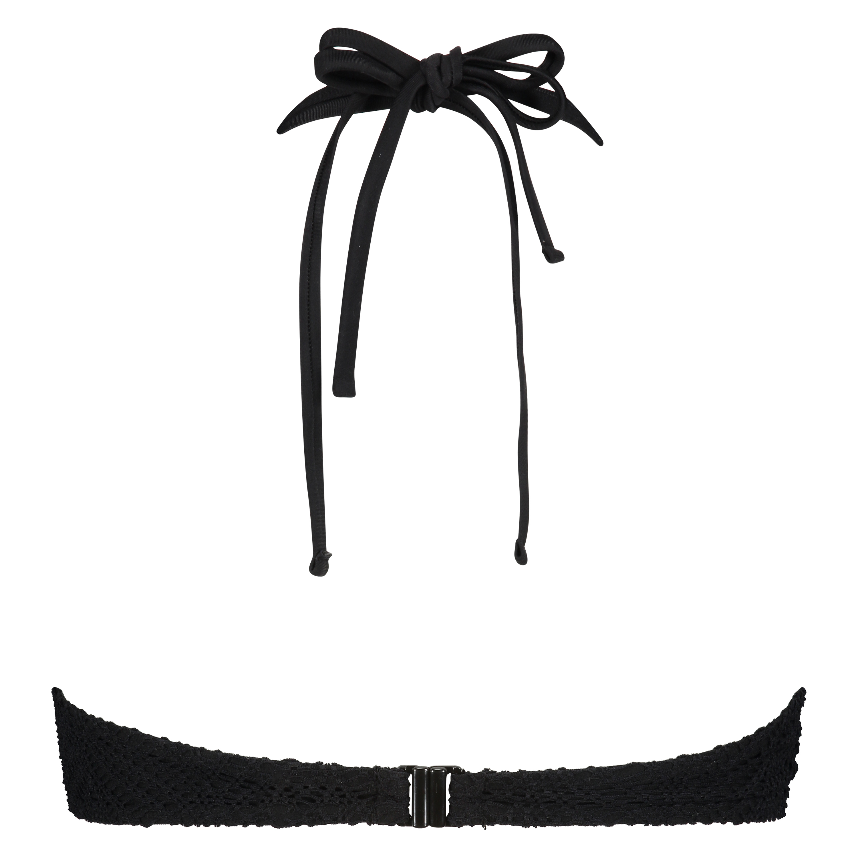 Bikini Top hæklet, Sort, main