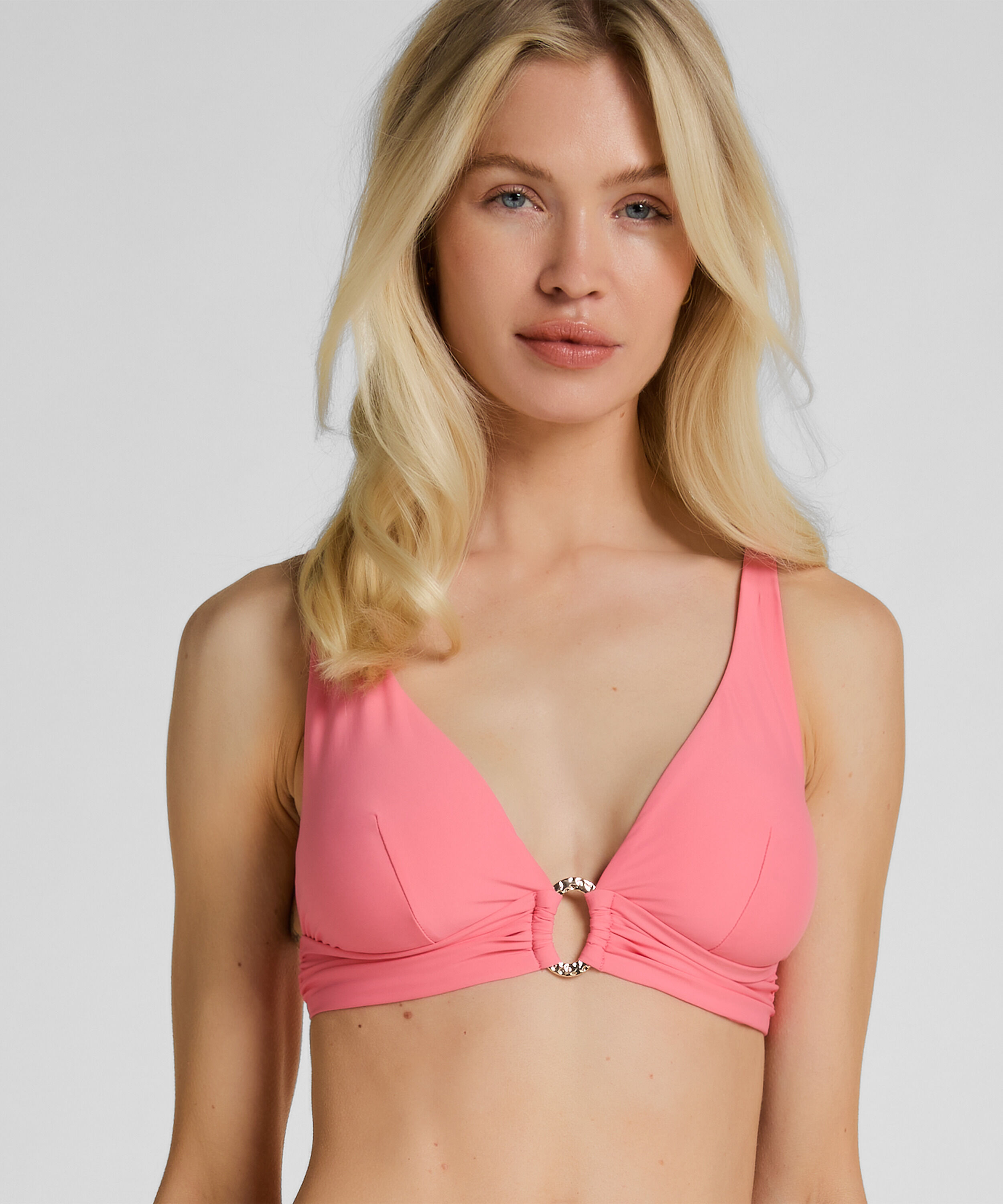 Triangle Bikini Top Luxe, Lyserød