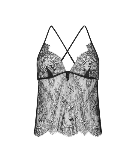 Cami Lace Delphine, Sort