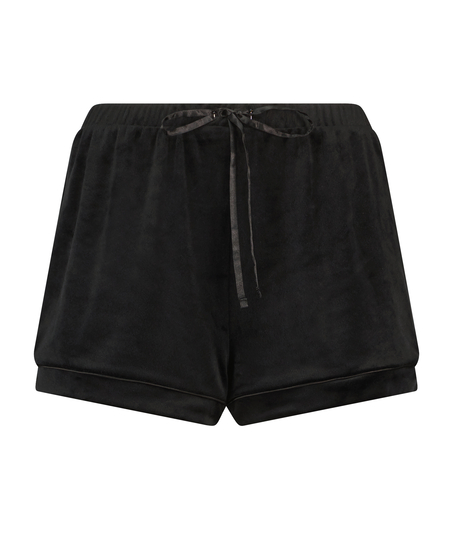Shorts Velour, sort