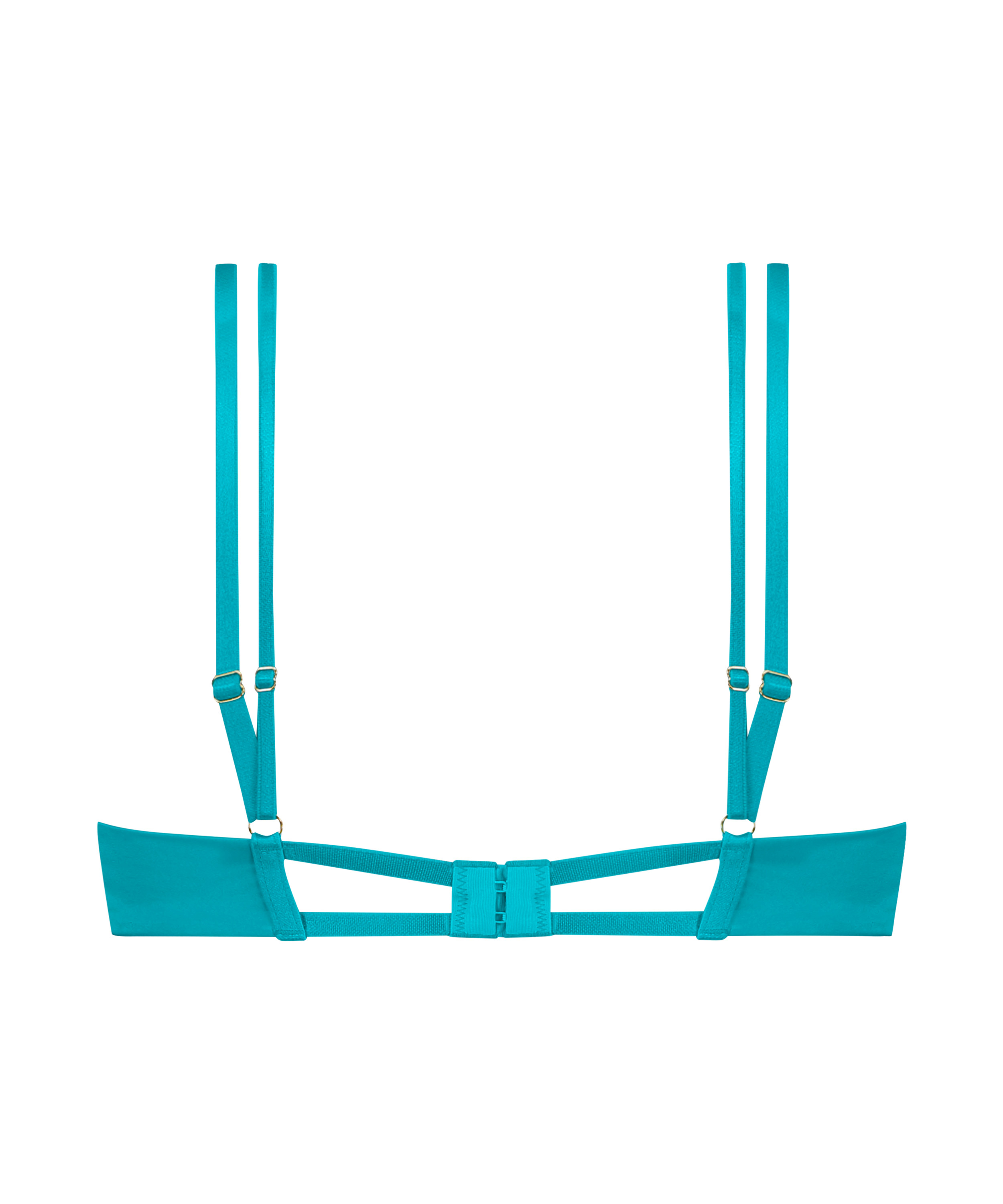 Formstøbt halvskåls-bøjle-bh Ellie, Blå, main