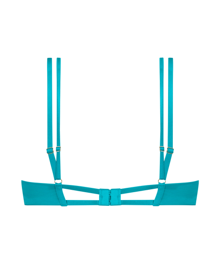 Formstøbt halvskåls-bøjle-bh Ellie, Blå