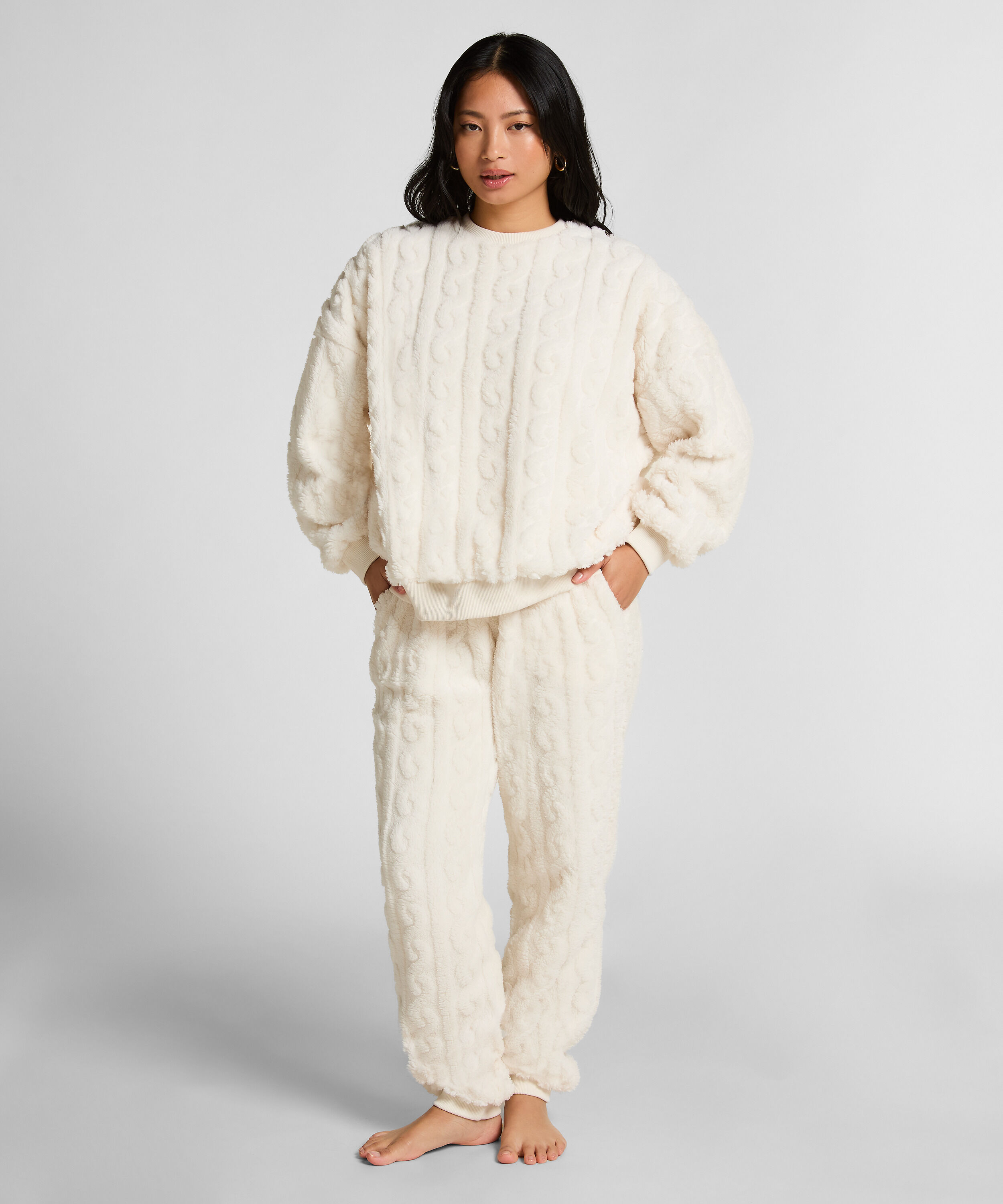 Overdel kabelfleece