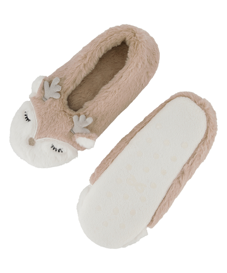 Hjemmesko ballerina, Beige