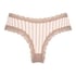 Brasiliansk trusse V-shape Mesh, Beige