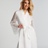 Kimono satin Bride, Hvid