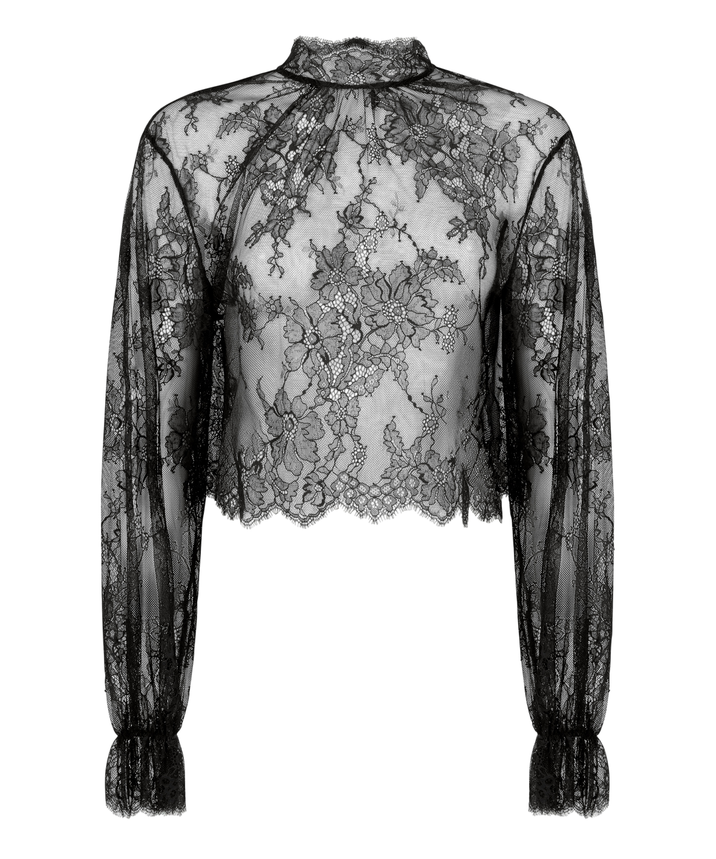 Cecilia pyjamastop, Sort, main