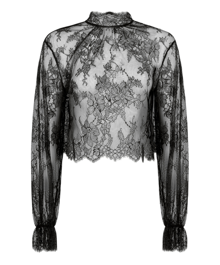 Cecilia pyjamastop, Sort