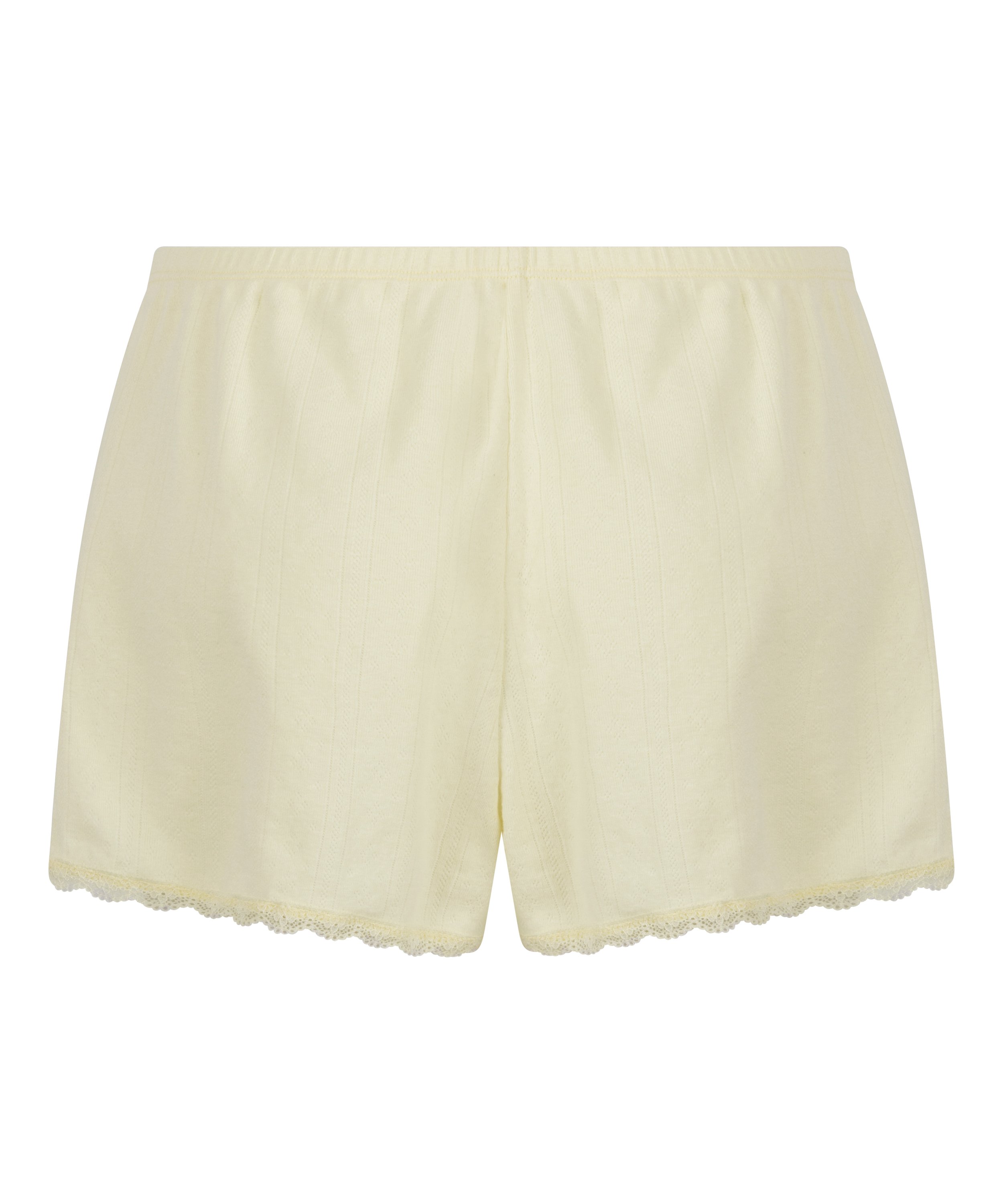 Pointelle shorts, Gul, main
