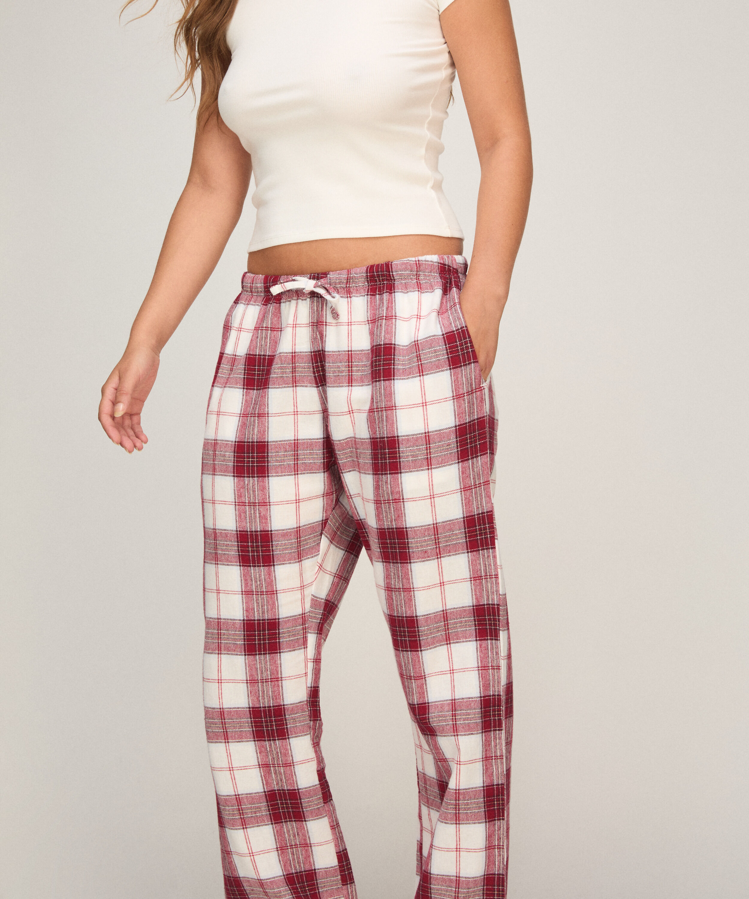 Pyjamasbukser af flonel