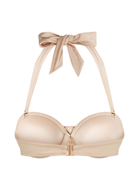 Lima bandeau-bikinitop, Beige