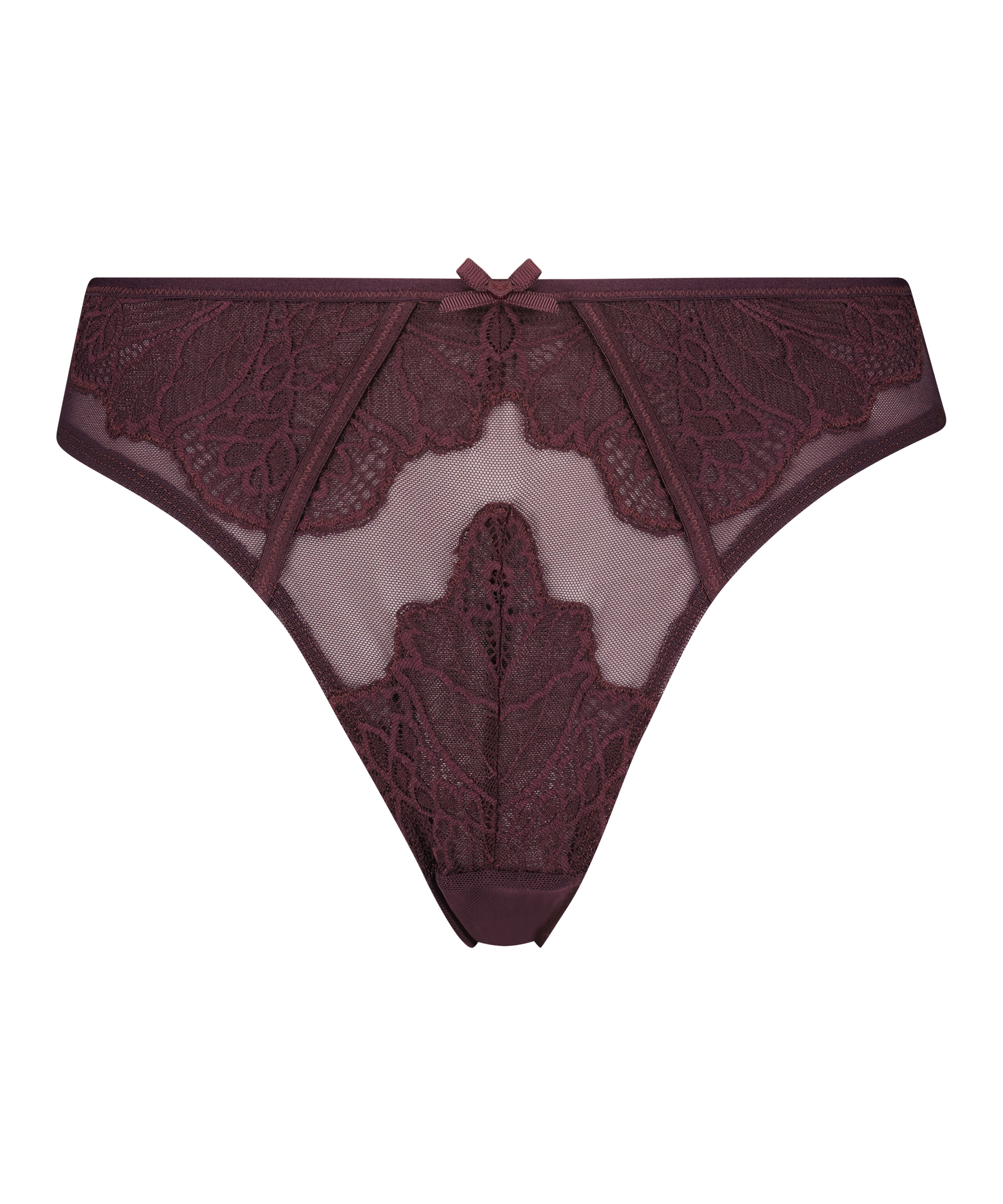 Brasiliansk trusse med høj udskæring Mel I AM Danielle, lilla, main