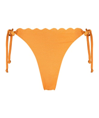 Cheeky Tanga Bikinitrusse Scallop Lurex, Orange