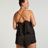 Pyjamasshorts Satin Marcela, sort