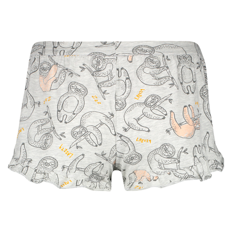 Jersey pyjamasshorts, Grå