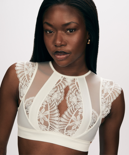 Bralette Indigo, Hvid