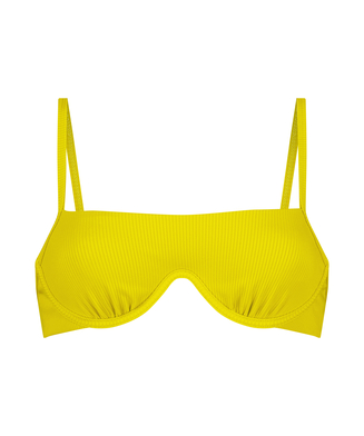 Ikke-formstøbt bikinitop med bøjle Bahamas Rebecca Mir, gul