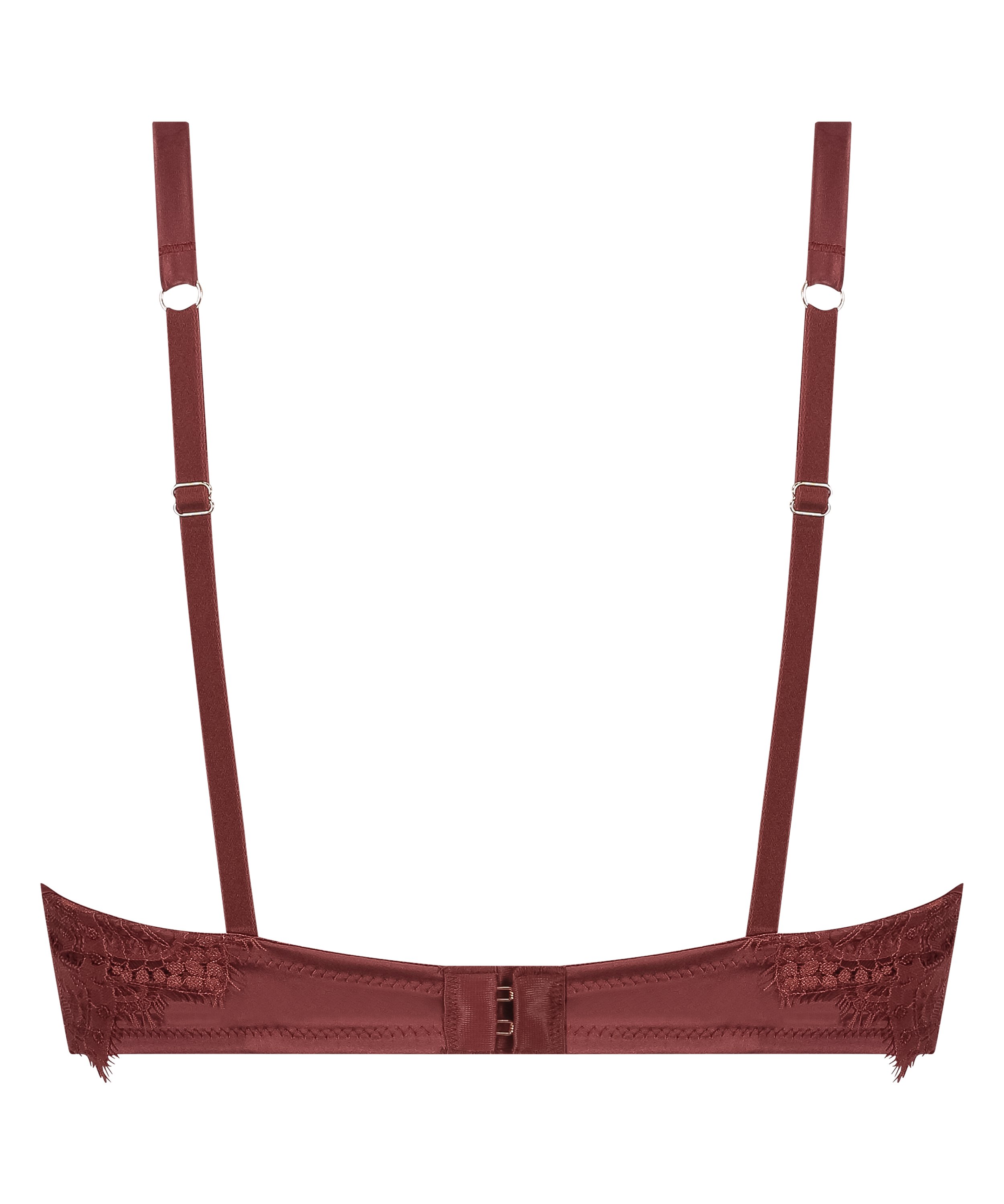 Formstøbt longline-bøjle-bh Zoe, Rød, main