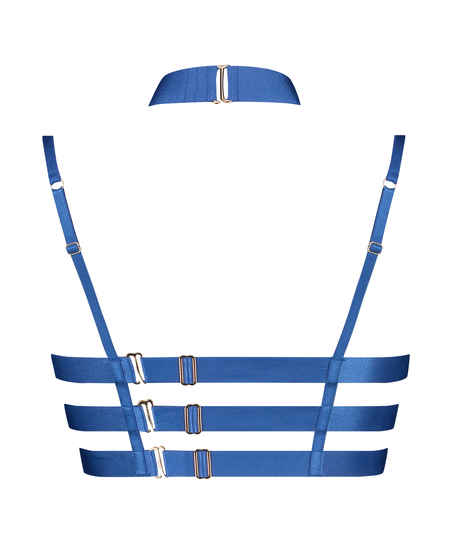 Ikke-formstøbt longline bøjle-bh Clementine, Blå