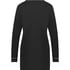 Langærmet jerseyskjortekjole Essential, Sort