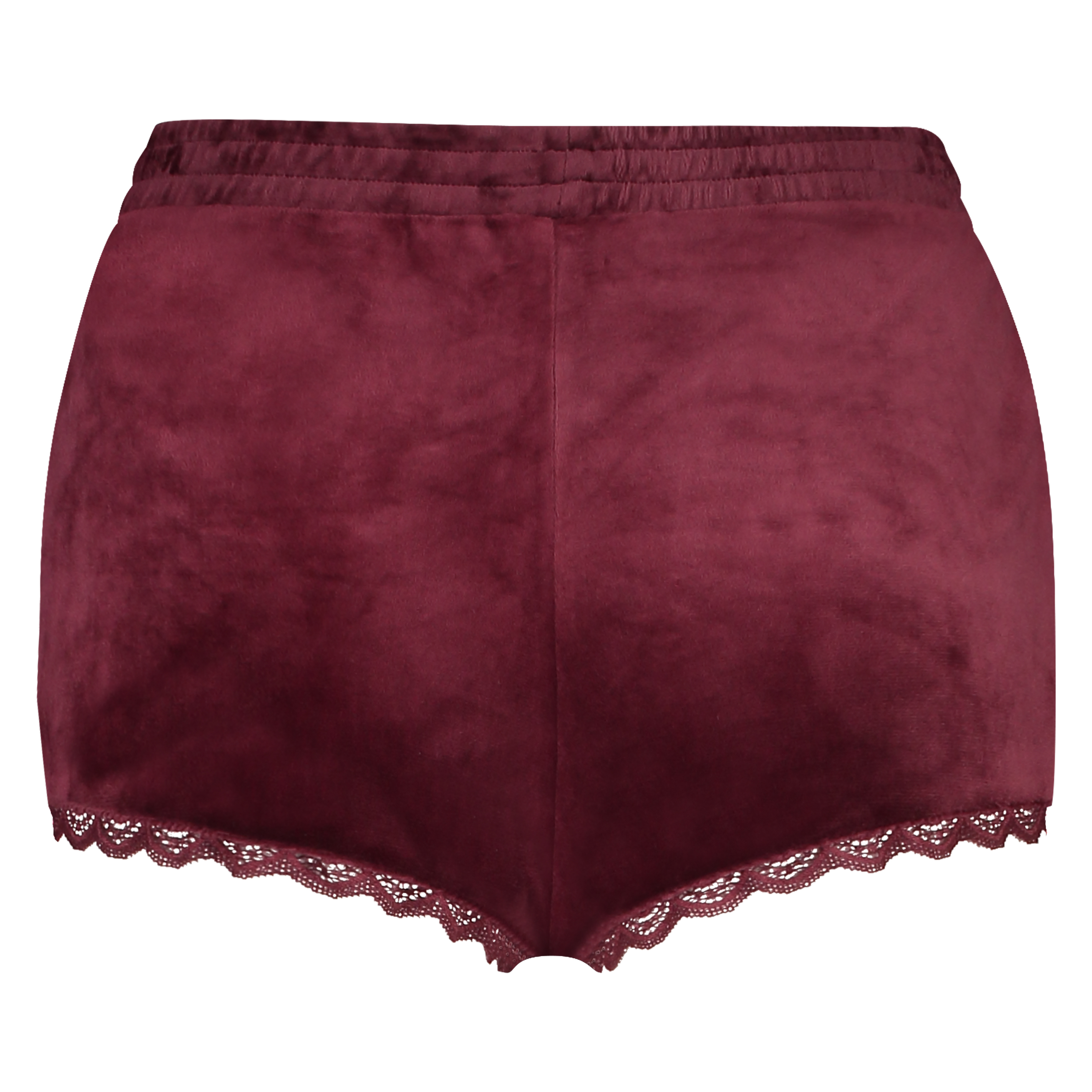 Velours Lace shorts, R&oslash;d, main