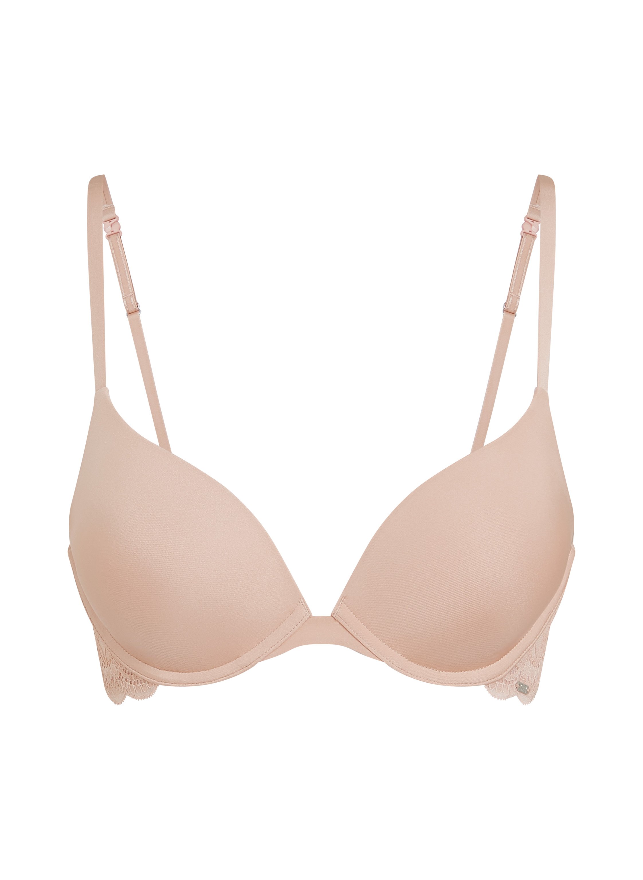 Formstøbt push-up bøjle-bh Angie, Beige, main