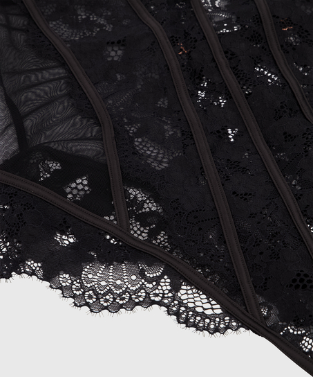 Body med b&oslash;jle Gabrielle, Sort