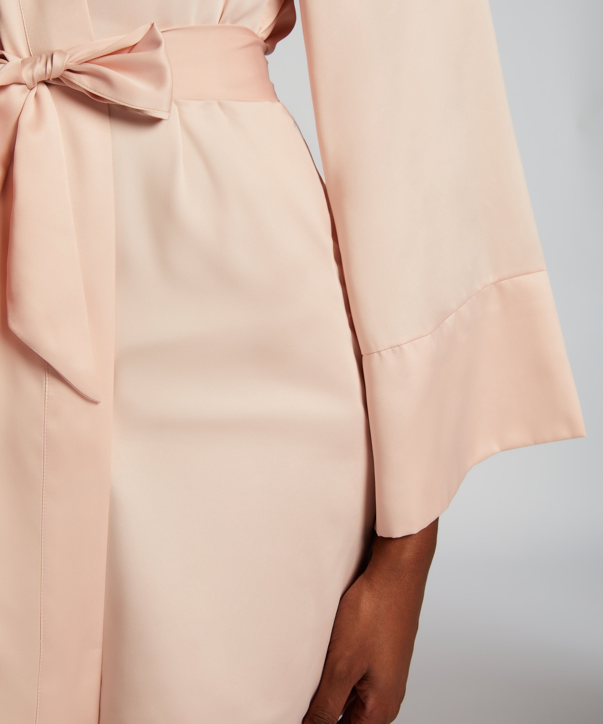 Kimono Satin, Lyserød, main