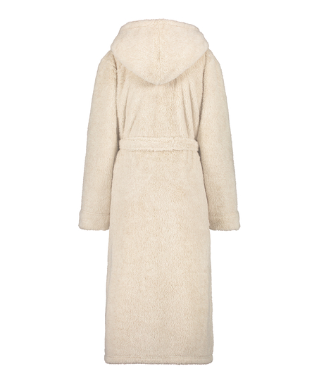 Lang badekåbe Fleece, Beige