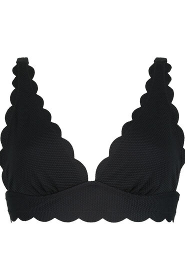 Hunkemöller Triangle bikinitop Scallop Sort