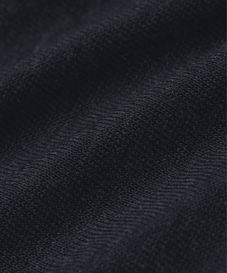 super soft rullekrave bluse med cashmere, Sort