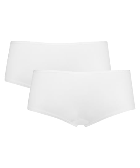 Pakke med 2 stk. Kim boxer Cotton, Hvid