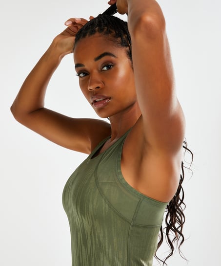 HKMX Sport slim fit tank top, Grøn