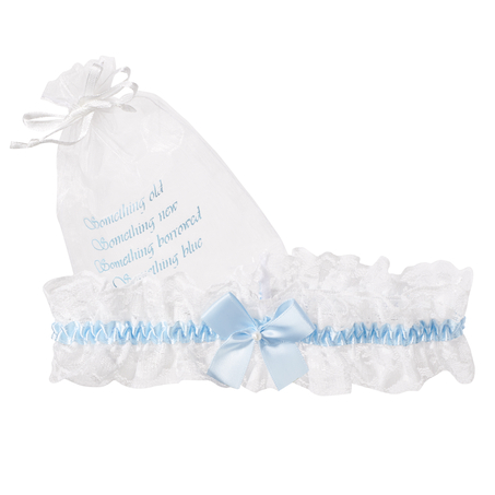 Sexy strømpebånd, Hvid