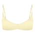 Pointelle bralette, Gul