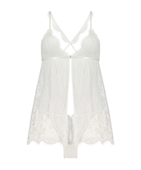Babydoll Bridal Lace, hvid