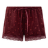 Shorts velour Lace, Lilla
