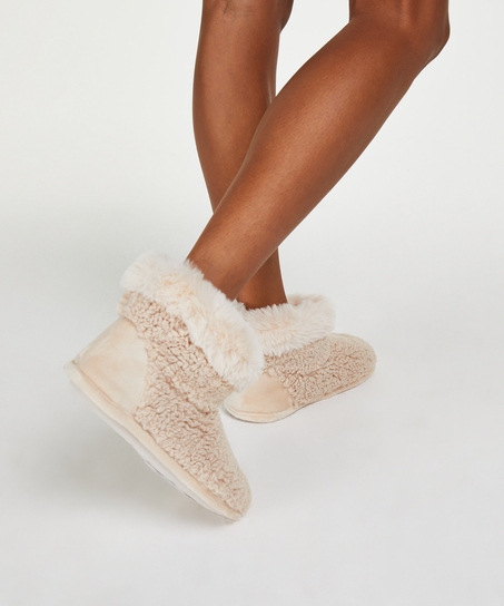 Hjemmesko Teddy, hvid