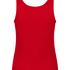 Singlet b&oslash;rstet jersey rib, R&oslash;d