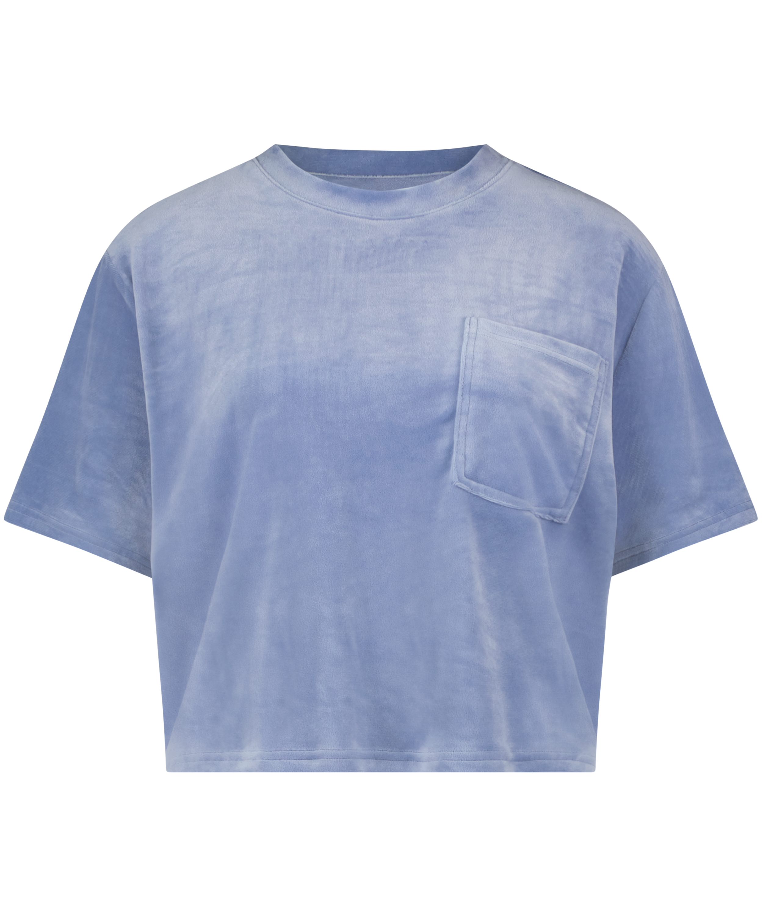 Top fløjl Pocket, Blå, main