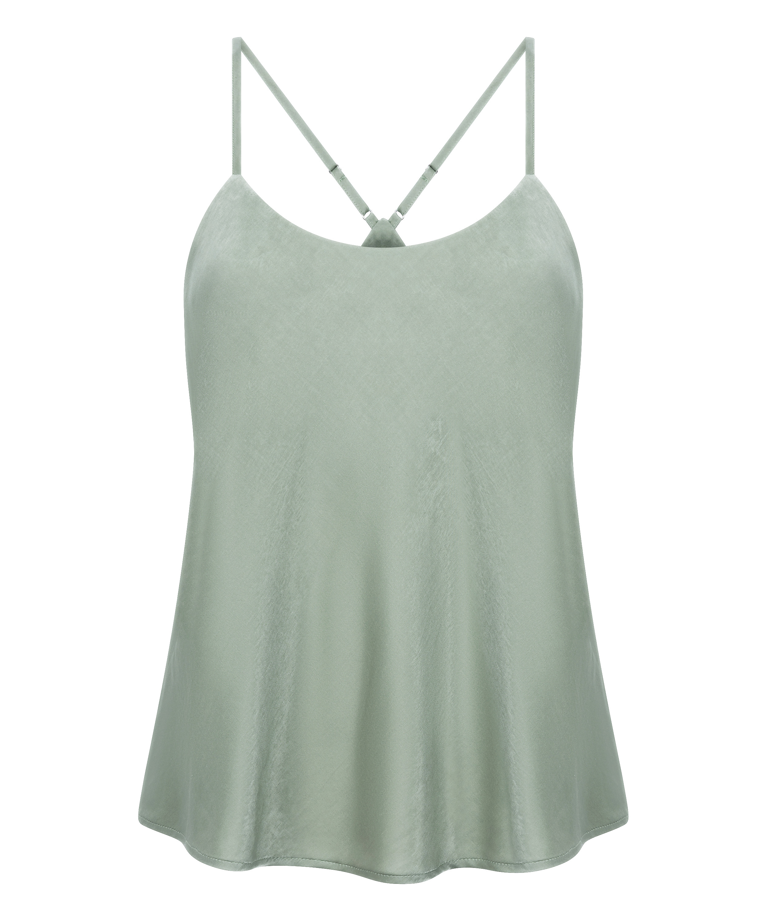 Cami top Satin Ayla, Gr&oslash;n, main