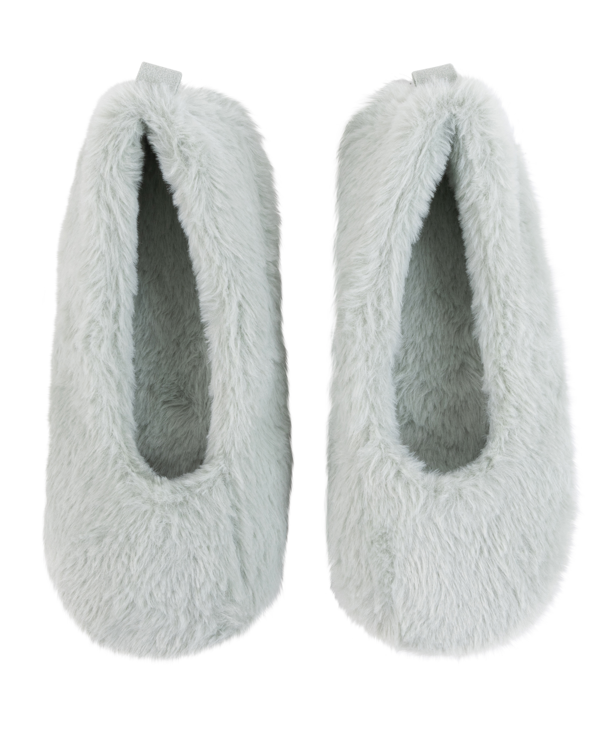 Ballerina i immiteret pels, grøn, main