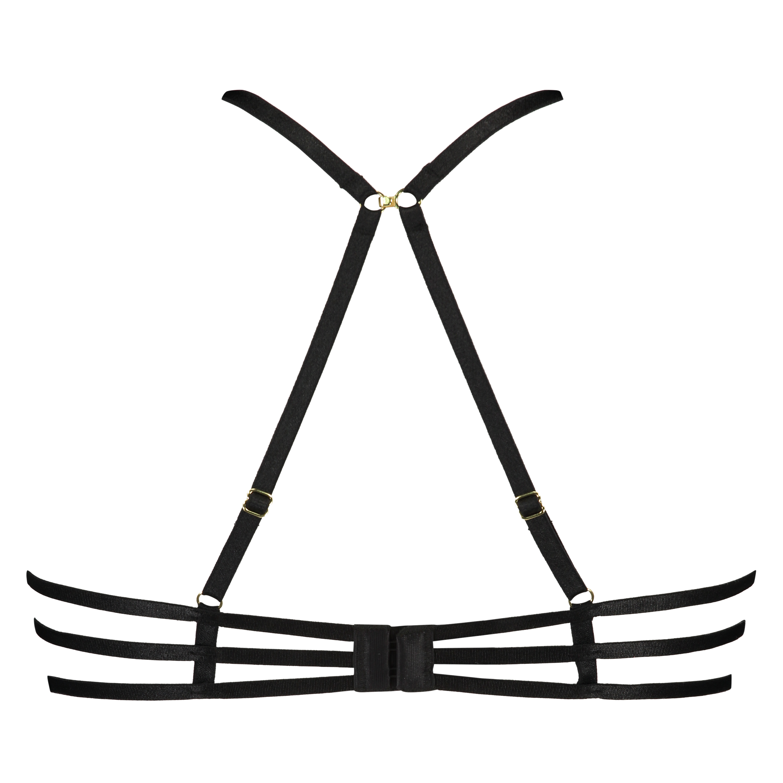 Ikke-formstøbt bøjle-bh Yuna, Sort, main