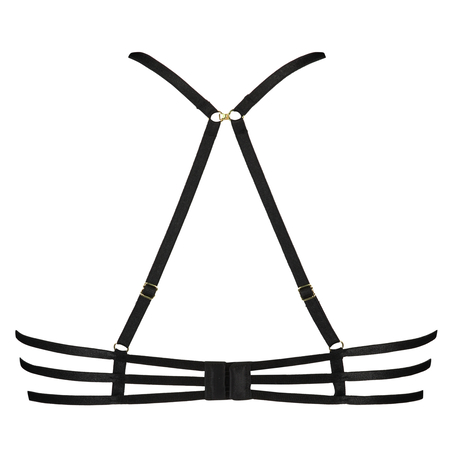 Ikke-formstøbt bøjle-bh Yuna, Sort